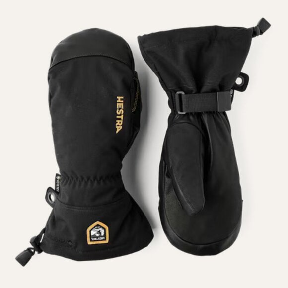 HESTRA ARMY LEATHER GORETEX MITTENS, NEW.....UNISEX SIZE 8 - Picture 1 of 8